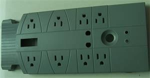 a cor cinzenta material plástica do alojamento do cerco do soquete e do ABS dos acessórios fez em China, barato