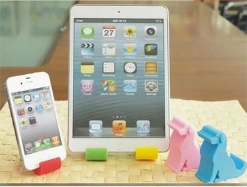 suportes de borracha do telefone celular do silicone
