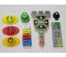 Teclados numéricos chineses da borracha de silicone