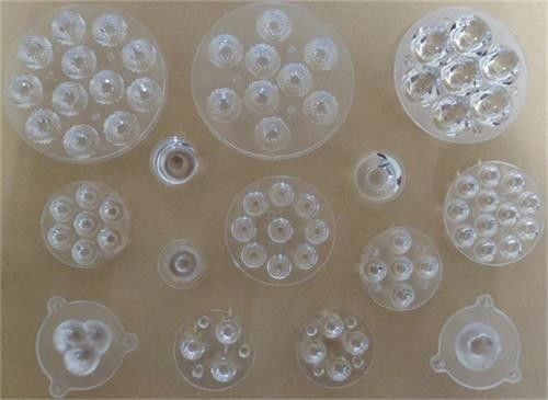 Modelagem por injeção conduzida de lente ótica em lentes da lâmpada do streat da porcelana, em material do PC ou do PMMA, em serviço do ODM e do OEM
